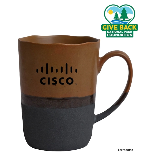 Rustic 3-Tone Porcelain Mug... from ASI 44900 NC Custom (CI/Lanco) / ACE USA