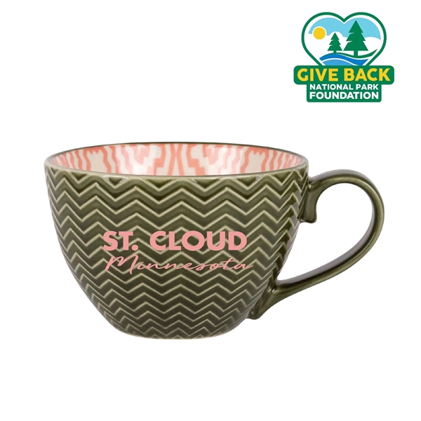 Pattern Mix Stoneware Mug... from ASI 44900 NC Custom (CI/Lanco) / ACE USA