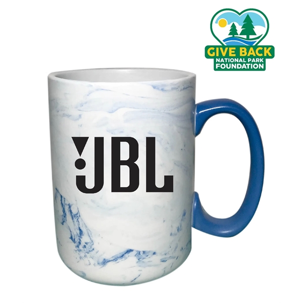 Matte Marble Stoneware Mug... from ASI 44900 NC Custom (CI/Lanco) / ACE USA