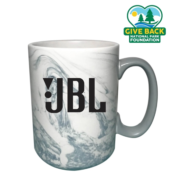 Matte Marble Stoneware Mug... from ASI 44900 NC Custom (CI/Lanco) / ACE USA