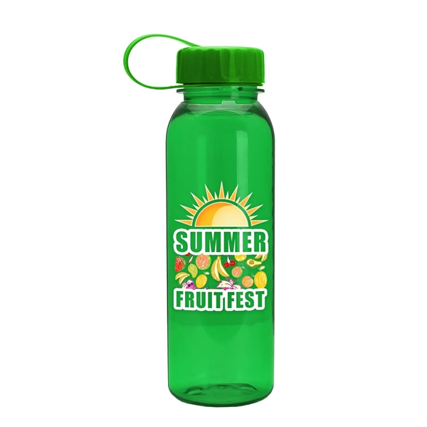 24 Oz. Bottle w/ Tethered Lid - Digital Imprint... from ASI 55990 Garyline