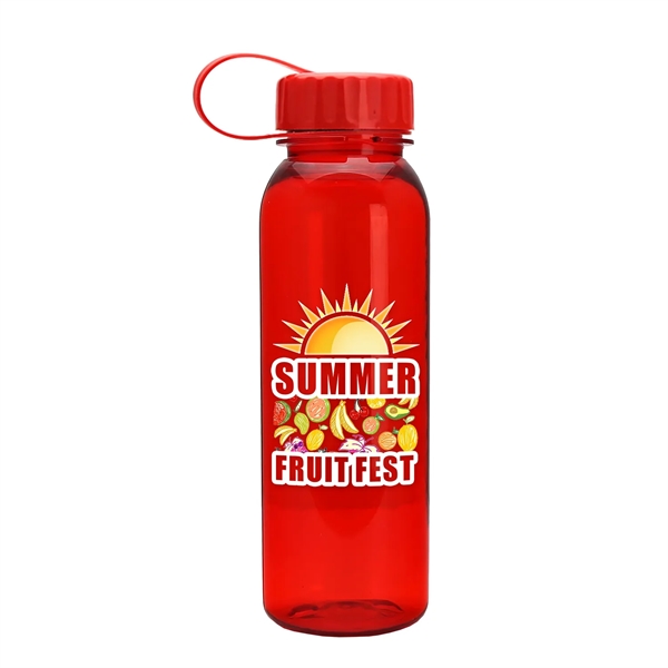 24 Oz. Bottle w/ Tethered Lid - Digital Imprint... from ASI 55990 Garyline