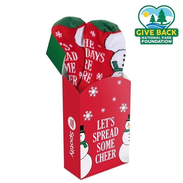 Socks in a flip top box... from ASI 44900 NC Custom (CI/Lanco) / ACE USA