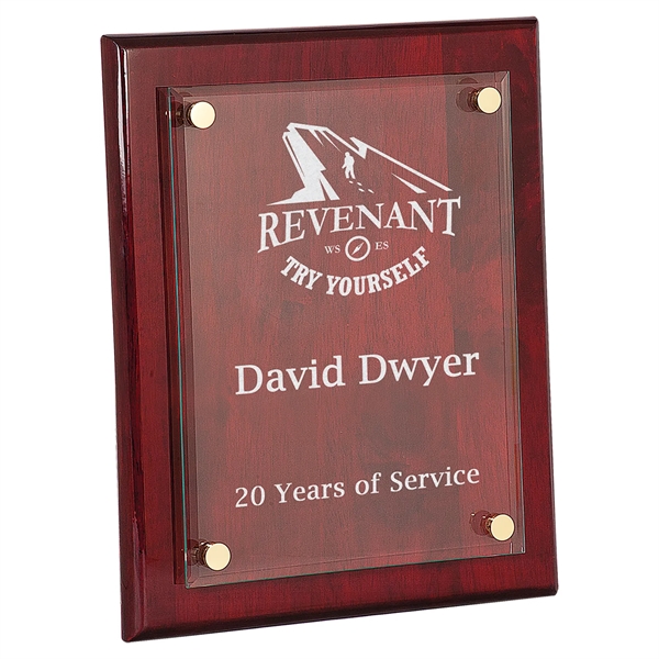 Piano Finish Floating Glass Plaque... from ASI 92531 Unique Custom Products / UCP