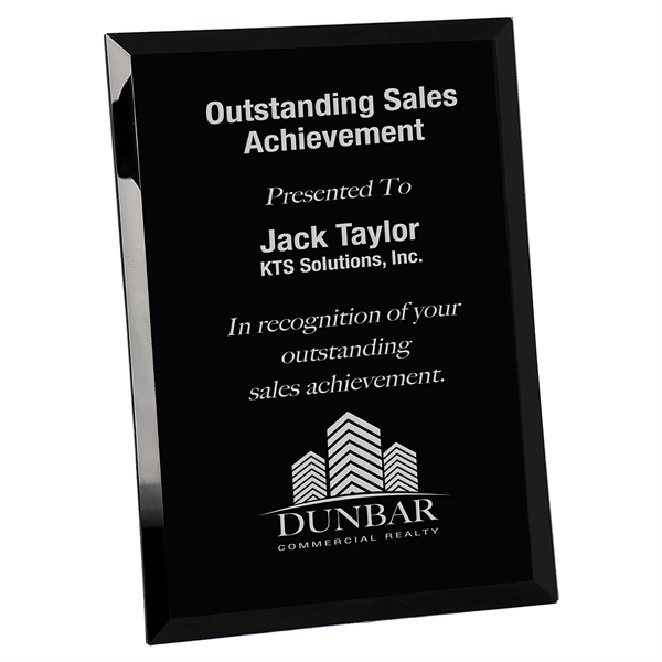 Mirror Glass Plaque... from ASI 92531 Unique Custom Products / UCP