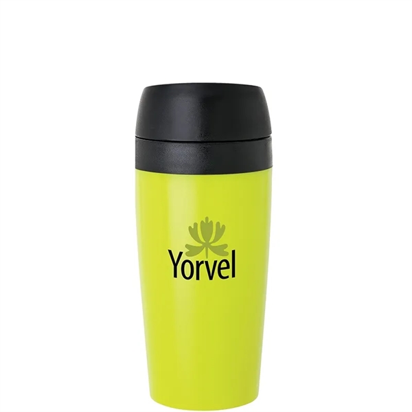 3.25" x 7.75" x 3.25" AS plastic and polypropylene 16-ounce tumbler... from ASI 67866 Logomark/Valumark