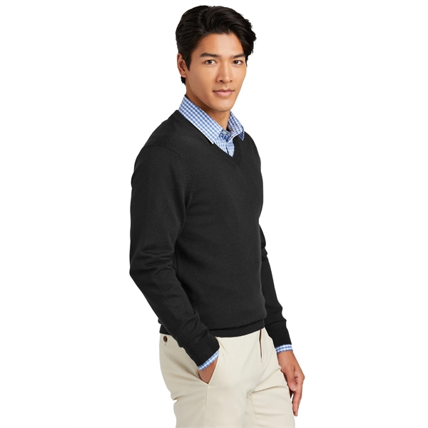 Brooks Brothers Washable Merino V-Neck Sweater.... from ASI 84863 SanMar