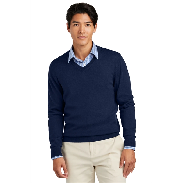 Brooks Brothers Washable Merino V-Neck Sweater.... from ASI 84863 SanMar