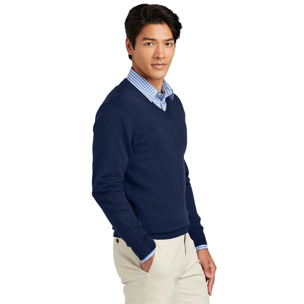 Brooks Brothers Washable Merino V-Neck Sweater.... from ASI 84863 SanMar