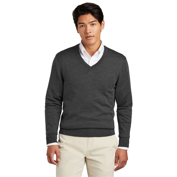 Brooks Brothers Washable Merino V-Neck Sweater.... from ASI 84863 SanMar