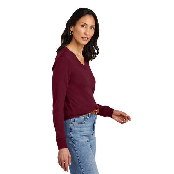 Brooks Brothers Women's Washable Merino V-Neck Sweater... from ASI 84863 SanMar
