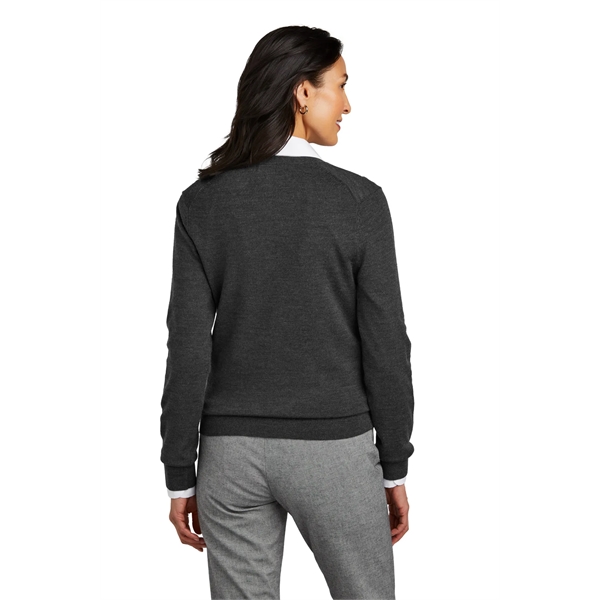 Brooks Brothers Women's Washable Merino V-Neck Sweater... from ASI 84863 SanMar
