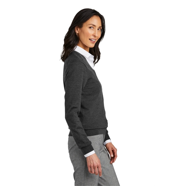 Brooks Brothers Women's Washable Merino V-Neck Sweater... from ASI 84863 SanMar