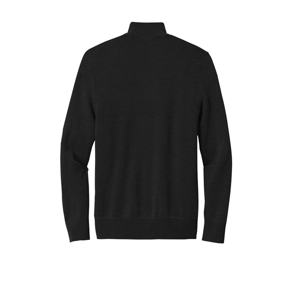 Brooks Brothers Washable Merino Birdseye 1/4-Zip Sweater... from ASI 84863 SanMar