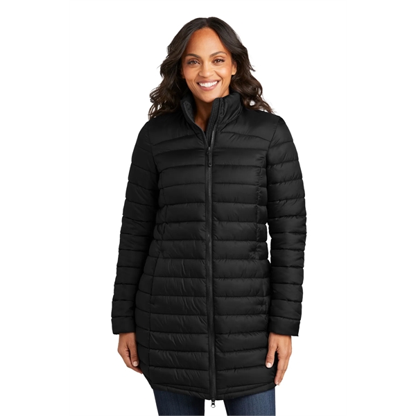 Port Authority Ladies Horizon Puffy Long Jacket... from ASI 84863 SanMar