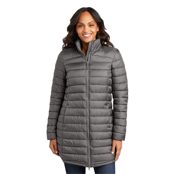 Port Authority Ladies Horizon Puffy Long Jacket... from ASI 84863 SanMar