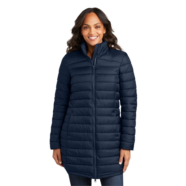 Port Authority Ladies Horizon Puffy Long Jacket... from ASI 84863 SanMar