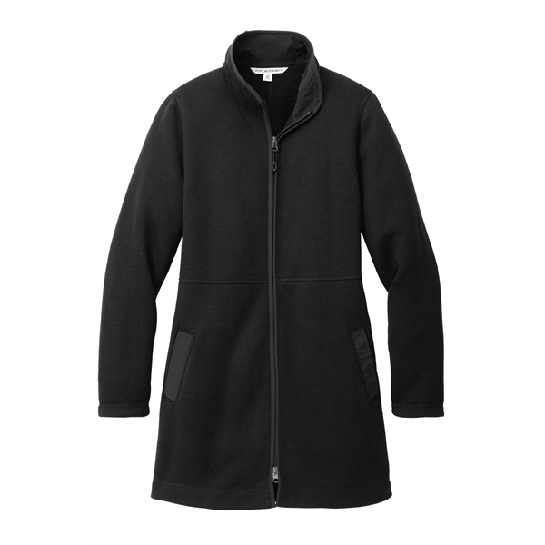 Port Authority Ladies Arc Sweater Fleece Long Jacket... from ASI 84863 SanMar