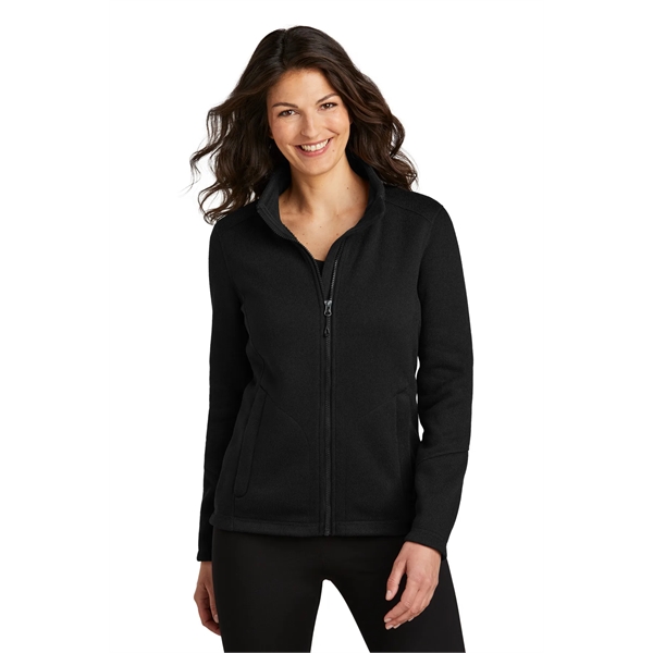 Port Authority Ladies Arc Sweater Fleece Jacket... from ASI 84863 SanMar