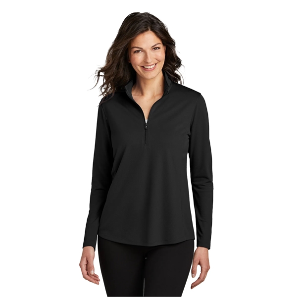 Port Authority Ladies Dry Zone UV Micro-Mesh 1/4-Zip... from ASI 84863 SanMar