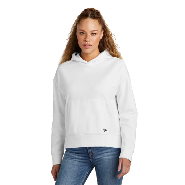 New Era Ladies Comeback Fleece Pullover Hoodie... from ASI 84863 SanMar