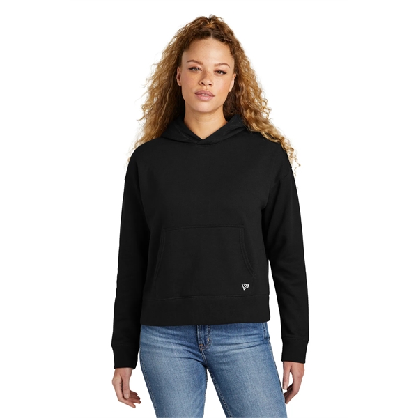 New Era Ladies Comeback Fleece Pullover Hoodie... from ASI 84863 SanMar