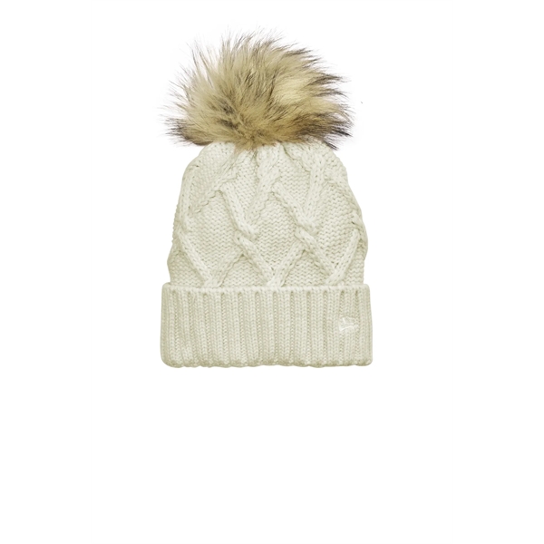 New Era Faux Fur Pom Beanie... from ASI 84863 SanMar
