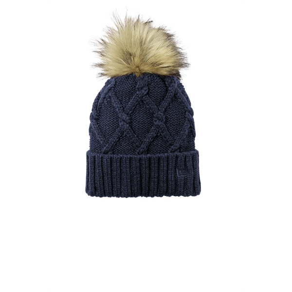 New Era Faux Fur Pom Beanie... from ASI 84863 SanMar