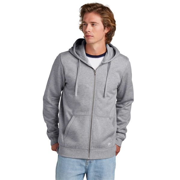 New Era Comeback Fleece Full-Zip Hoodie... from ASI 84863 SanMar