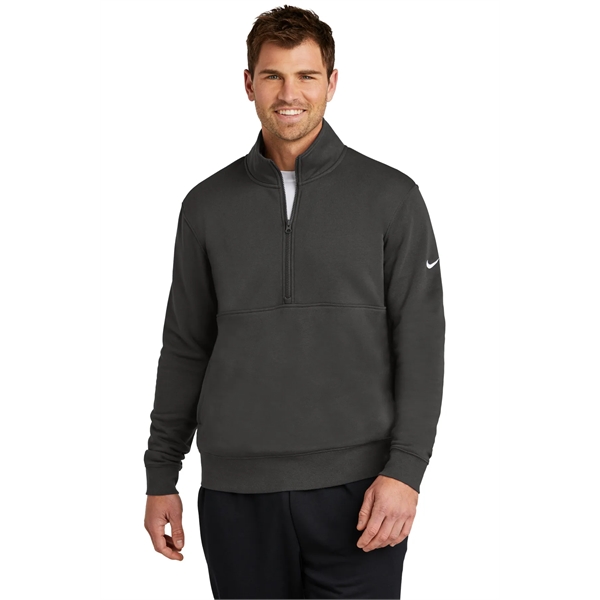 Nike Club Fleece Sleeve Swoosh 1/2-Zip... from ASI 84863 SanMar