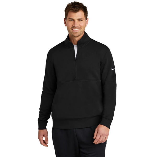 Nike Club Fleece Sleeve Swoosh 1/2-Zip... from ASI 84863 SanMar