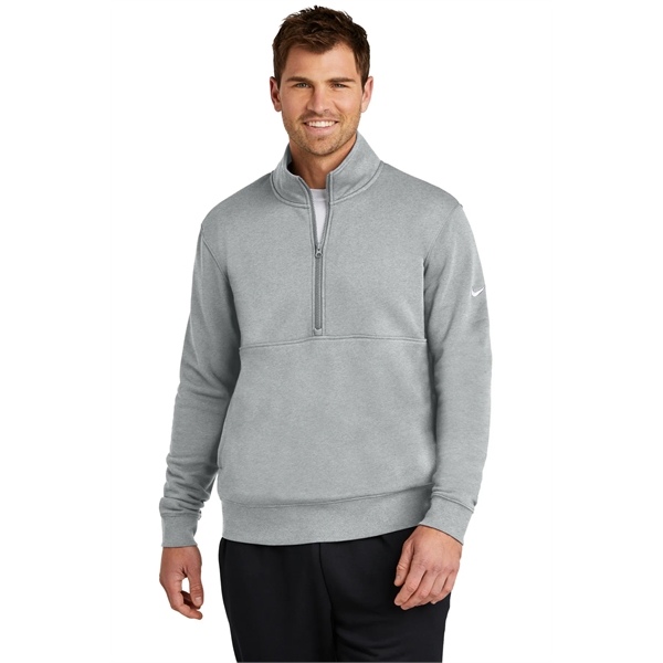 Nike Club Fleece Sleeve Swoosh 1/2-Zip... from ASI 84863 SanMar