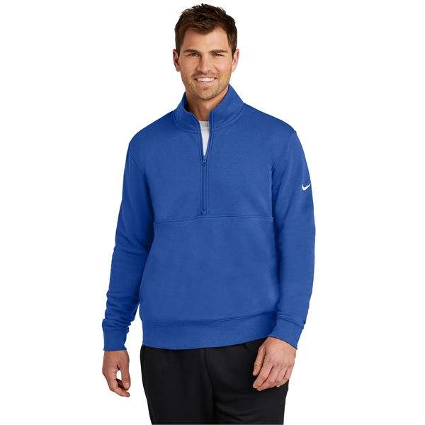 Nike Club Fleece Sleeve Swoosh 1/2-Zip... from ASI 84863 SanMar