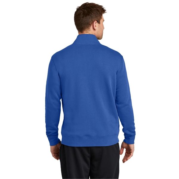 Nike Club Fleece Sleeve Swoosh 1/2-Zip... from ASI 84863 SanMar