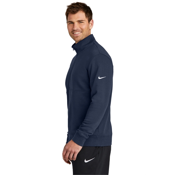 Nike Club Fleece Sleeve Swoosh 1/2-Zip... from ASI 84863 SanMar
