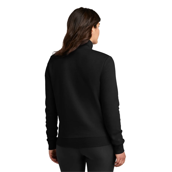 Nike Ladies Club Fleece Sleeve Swoosh 1/2-Zip... from ASI 84863 SanMar