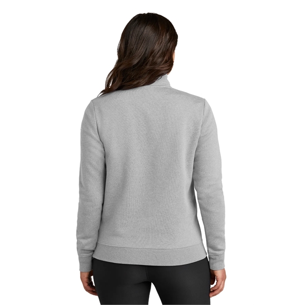 Nike Ladies Club Fleece Sleeve Swoosh 1/2-Zip... from ASI 84863 SanMar