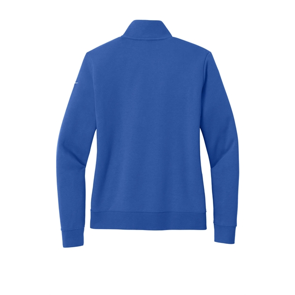 Nike Ladies Club Fleece Sleeve Swoosh 1/2-Zip... from ASI 84863 SanMar