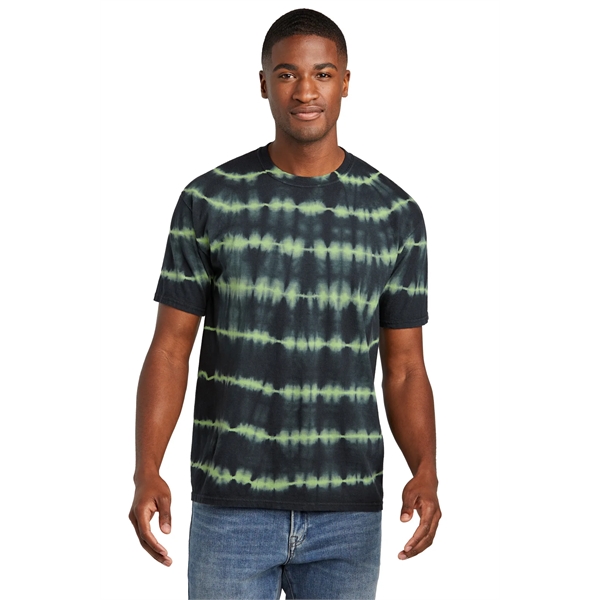 Port & Company Allover Stripe Tie-Dye Tee... from ASI 84863 SanMar