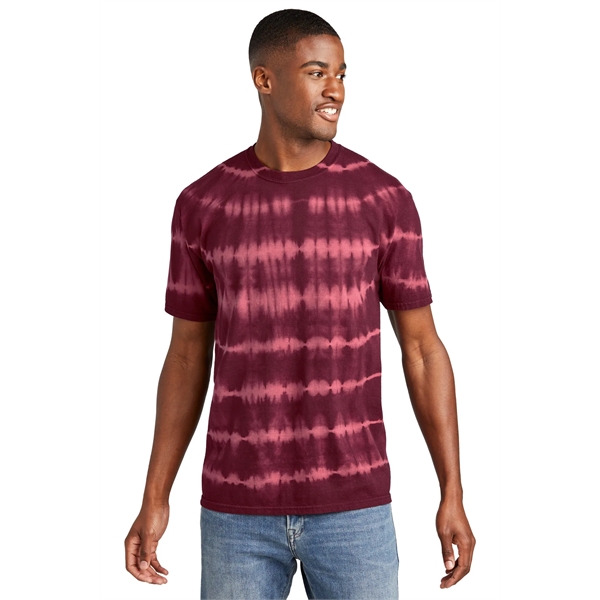 Port & Company Allover Stripe Tie-Dye Tee... from ASI 84863 SanMar
