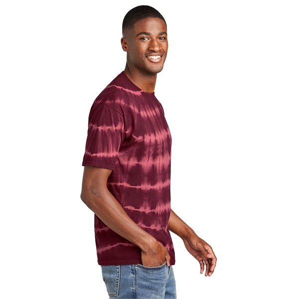 Port & Company Allover Stripe Tie-Dye Tee... from ASI 84863 SanMar