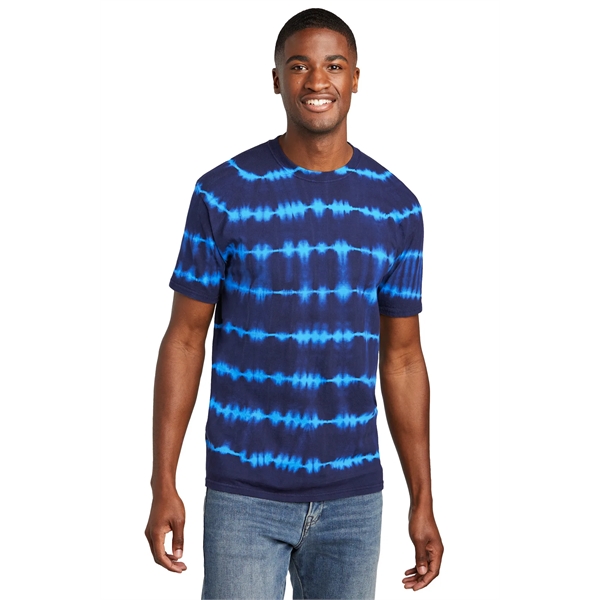 Port & Company Allover Stripe Tie-Dye Tee... from ASI 84863 SanMar