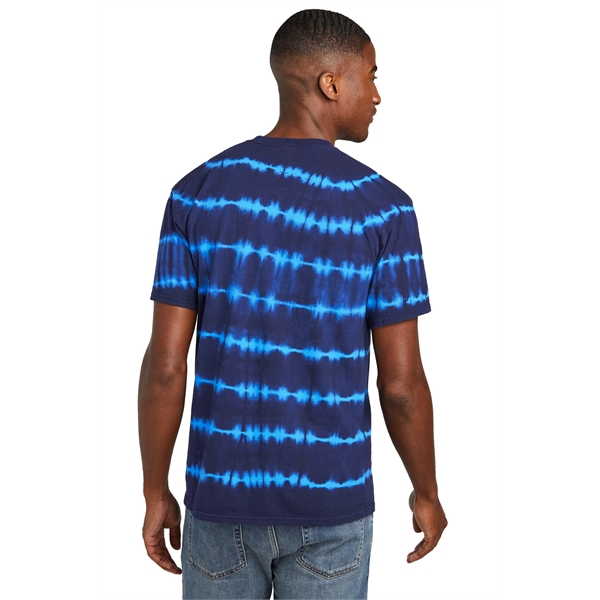 Port & Company Allover Stripe Tie-Dye Tee... from ASI 84863 SanMar
