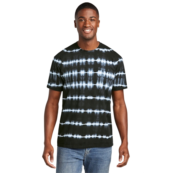 Port & Company Allover Stripe Tie-Dye Tee... from ASI 84863 SanMar