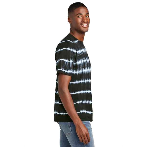 Port & Company Allover Stripe Tie-Dye Tee... from ASI 84863 SanMar