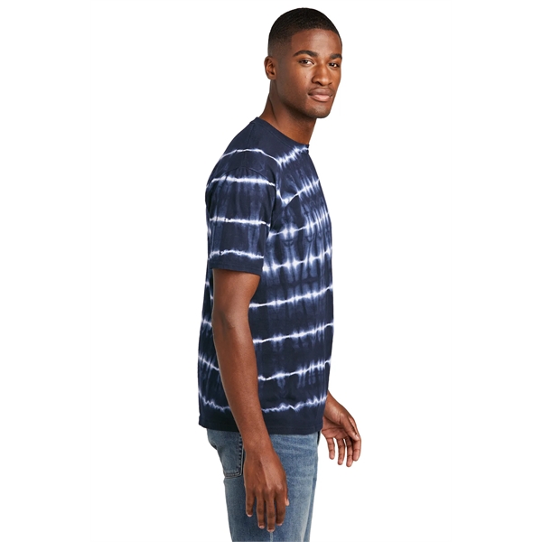 Port & Company Allover Stripe Tie-Dye Tee... from ASI 84863 SanMar