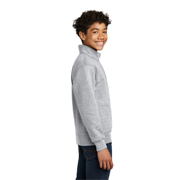 Port & Company Youth Core Fleece 1/4-Zip Pullover Sweatshirt... from ASI 84863 SanMar
