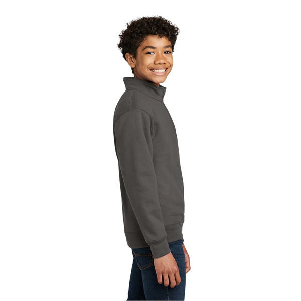 Port & Company Youth Core Fleece 1/4-Zip Pullover Sweatshirt... from ASI 84863 SanMar