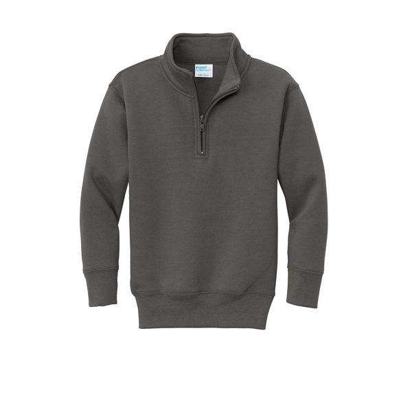 Port & Company Youth Core Fleece 1/4-Zip Pullover Sweatshirt... from ASI 84863 SanMar