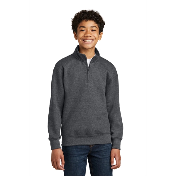 Port & Company Youth Core Fleece 1/4-Zip Pullover Sweatshirt... from ASI 84863 SanMar